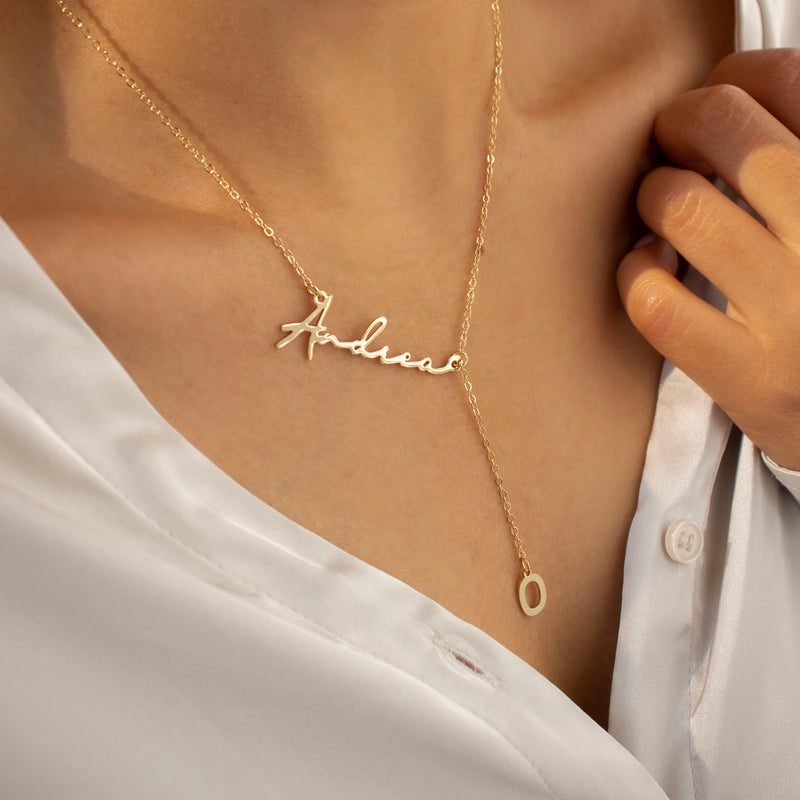 Women Fashion Dress Names - Aangepaste lange roestvrijstalen ketting elegante jurk