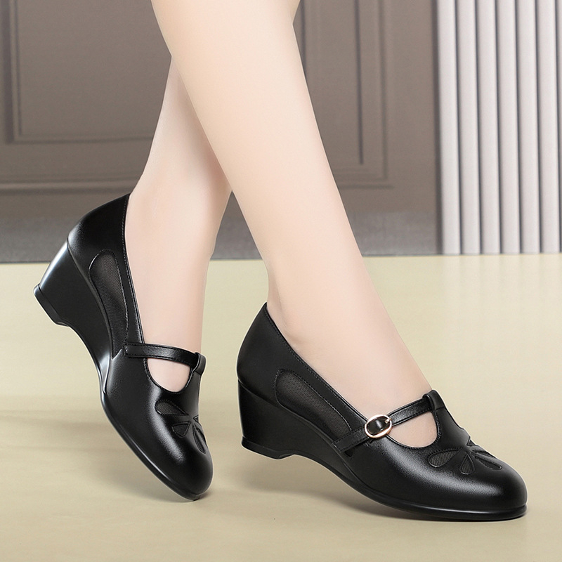 Women'S Fashion Shoes - Vrouwen van middelbare leeftijd Zomer Mesh