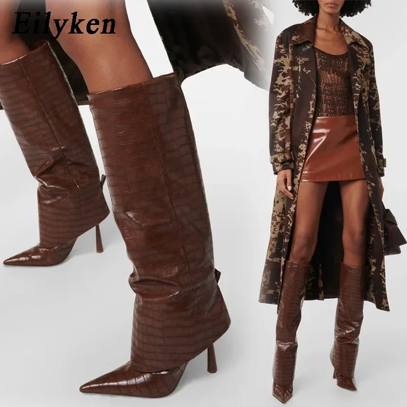 Women'S Fashion Knee High Boots - Eilyken 2027 Herfst Winter Design Kniehoge