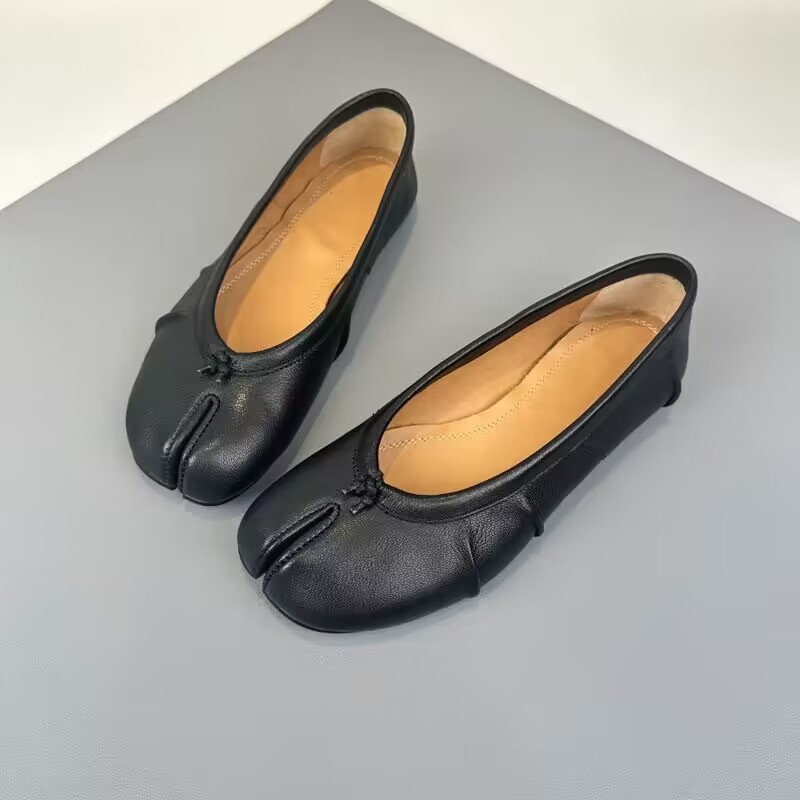 Women'S Fashion Shoes - NIEUWE Platte schoenen met gespleten teen