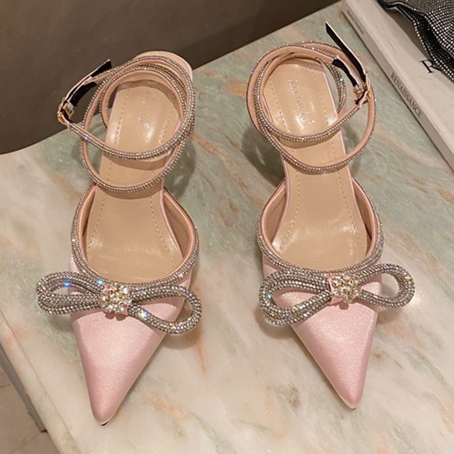 Women'S Fashion Korea - Mode Diamant Strik Dames Sandalen 2026