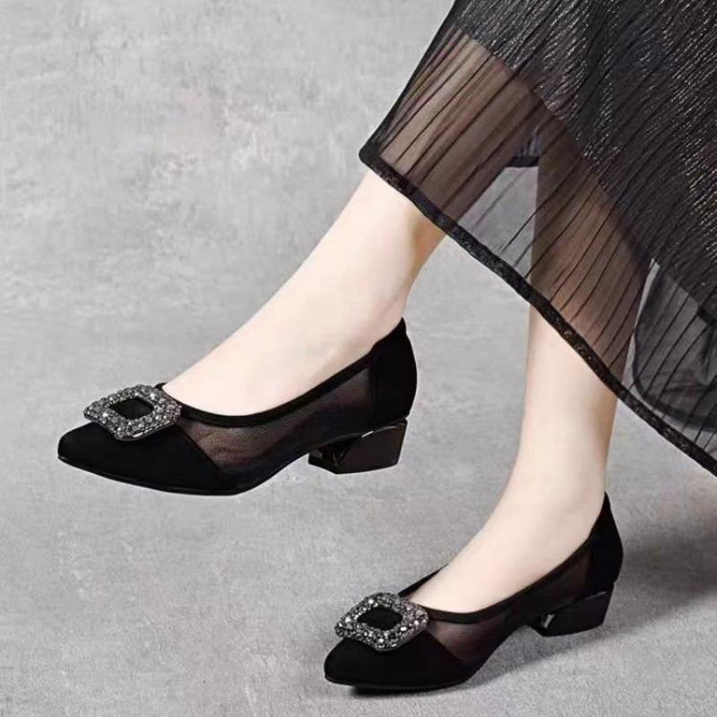 Women'S Fashion Shoes - Elegante pumps met spitse neus en