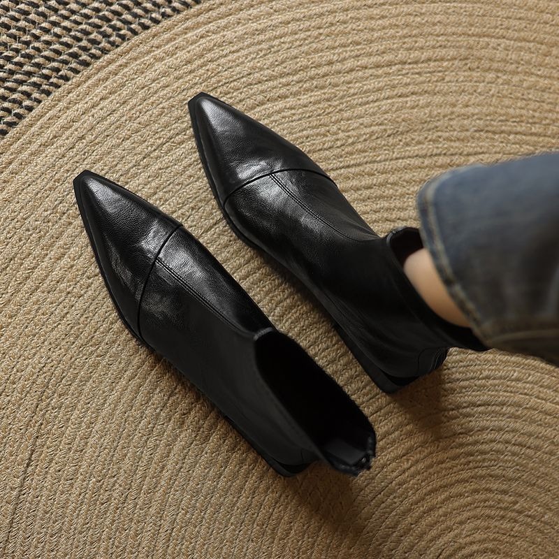 Vrouwen Puntige Korte Laarzen  - Women'S Fashion Korea recensie en prijs