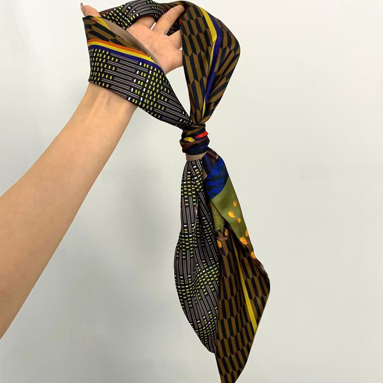 Luxe Print Lang Haarlint Bevel - Women Fashion Necktie recensie en prijs