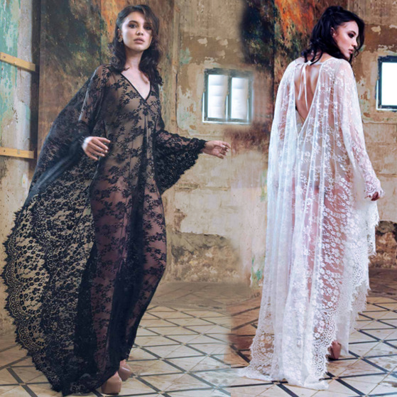 Losse kanten lange jurk voor d - Women Fashion Photoshoot recensie en prijs
