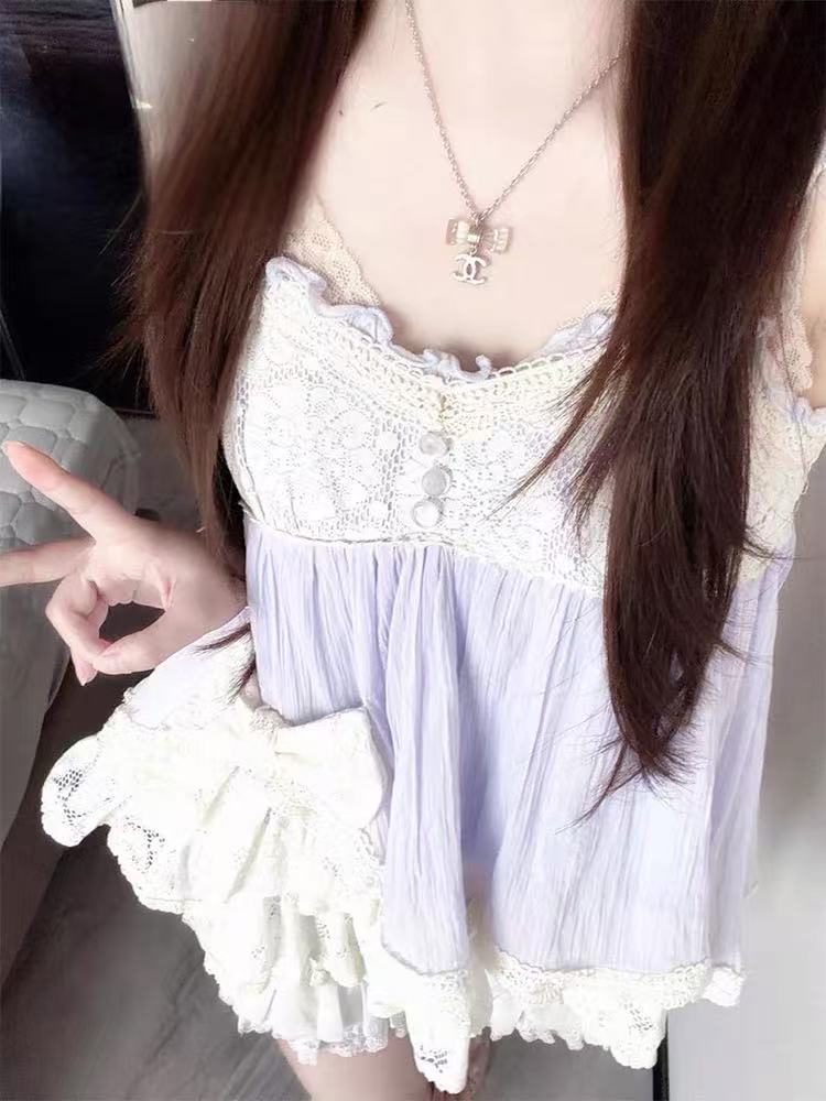Coquette Ryousangata Dollcore  - Lace Trim Cami recensie en prijs