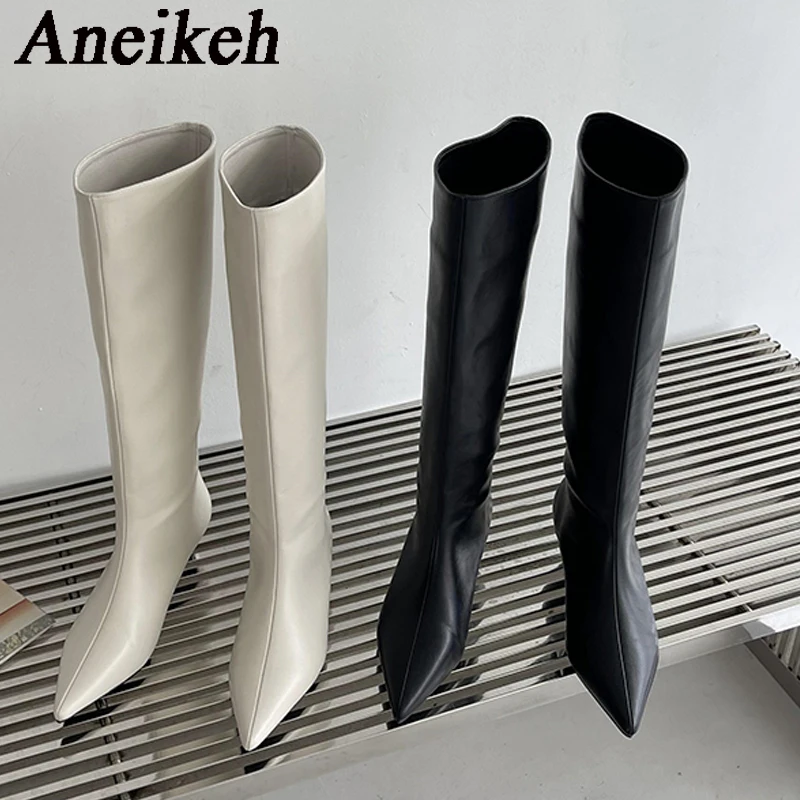 Aneikeh 2027 Mode Sexy Spitse  - Women'S Fashion Knee High Boots recensie en prijs