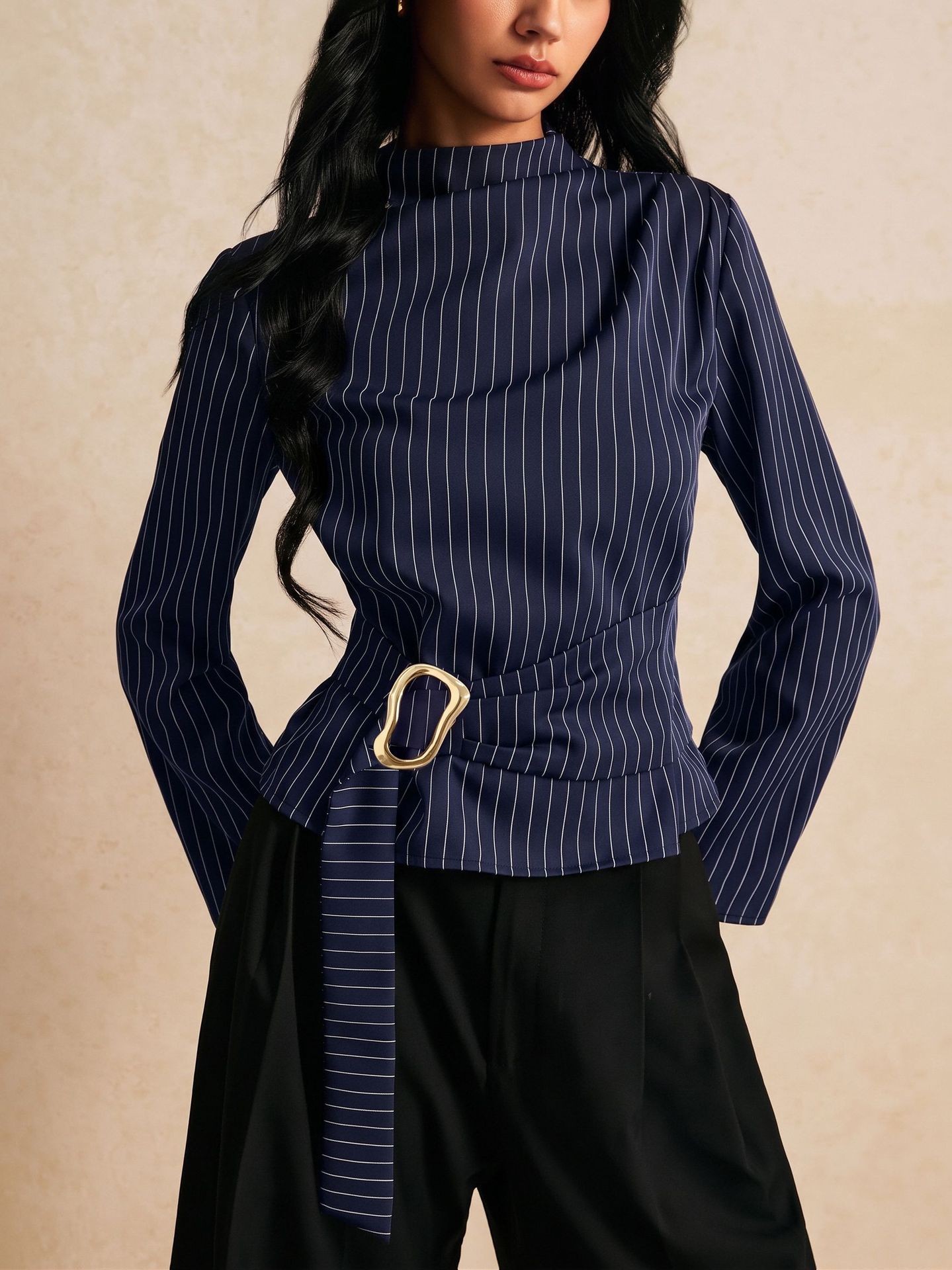 Top met strik, wijde mouwen, g - Women Fashion Necktie recensie en prijs