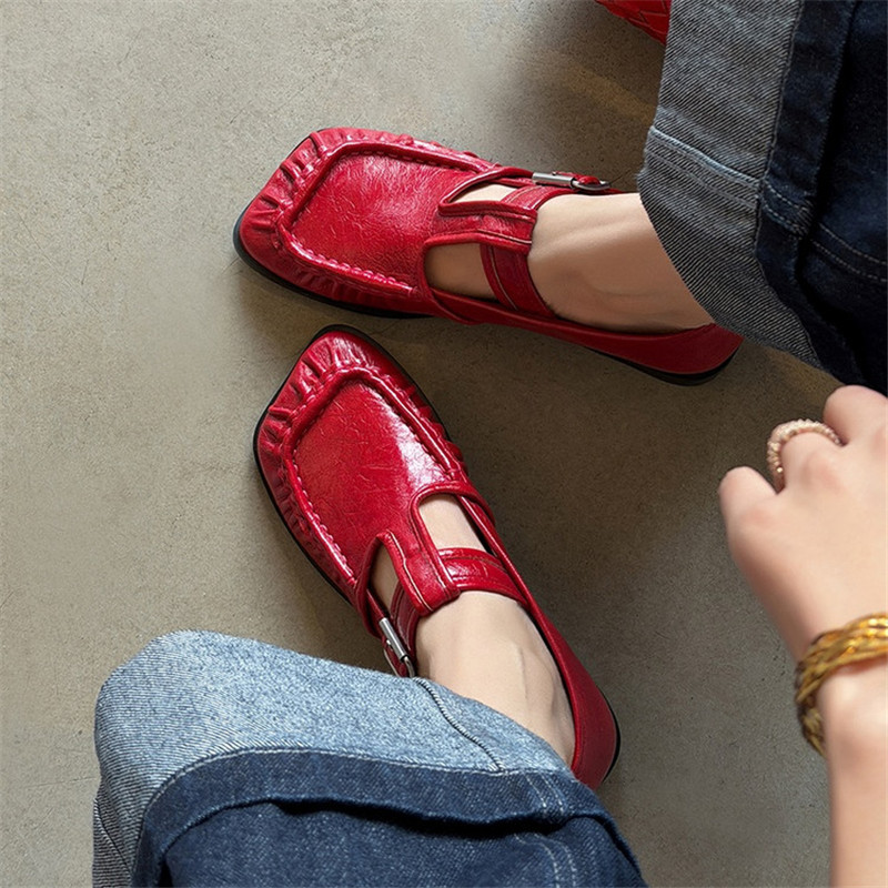 NIEUWE Lente/Herfst Echt Leer  - Women'S Fashion Shoes recensie en prijs