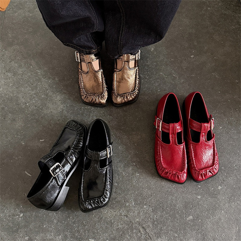 NIEUWE Lente/Herfst Echt Leer  - Women'S Fashion Shoes recensie en prijs