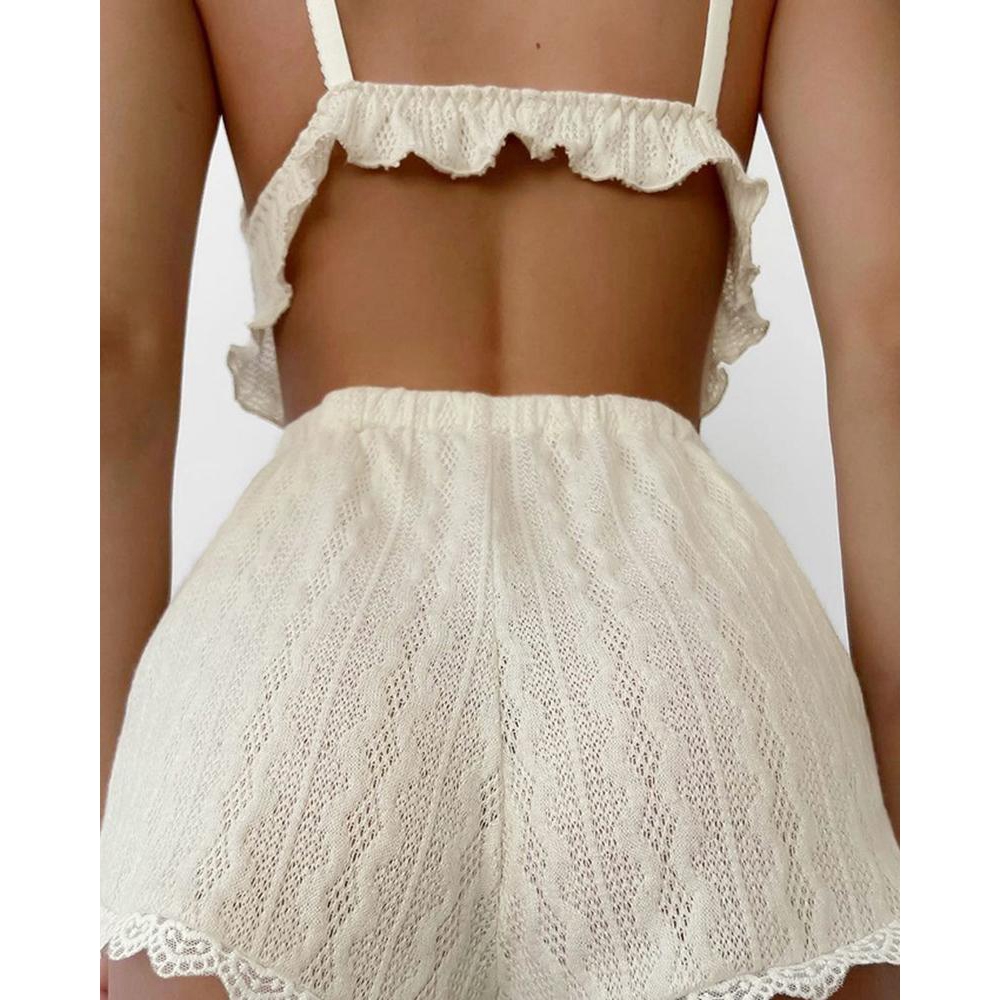 Kanten rand Ruche zoom Kabel g - Lace Trim Cami recensie en prijs