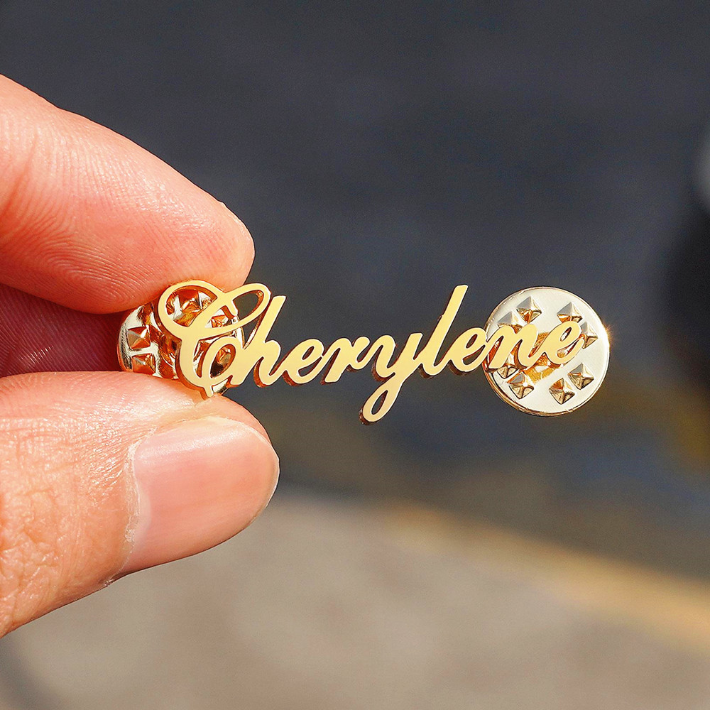 Gepersonaliseerde naam broche  - Women Fashion Dress Names recensie en prijs