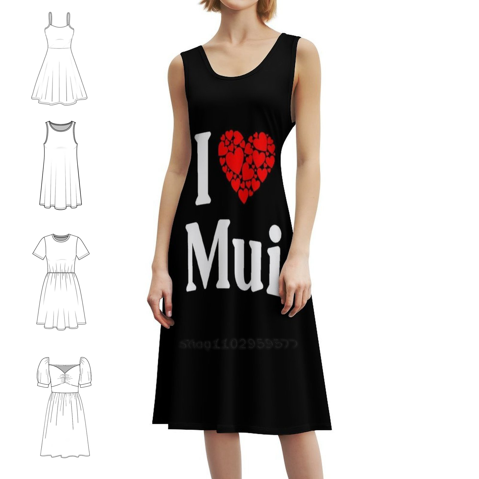 Mui Heart-I Love Mui Boho Chic - Women Fashion Dress Names recensie en prijs