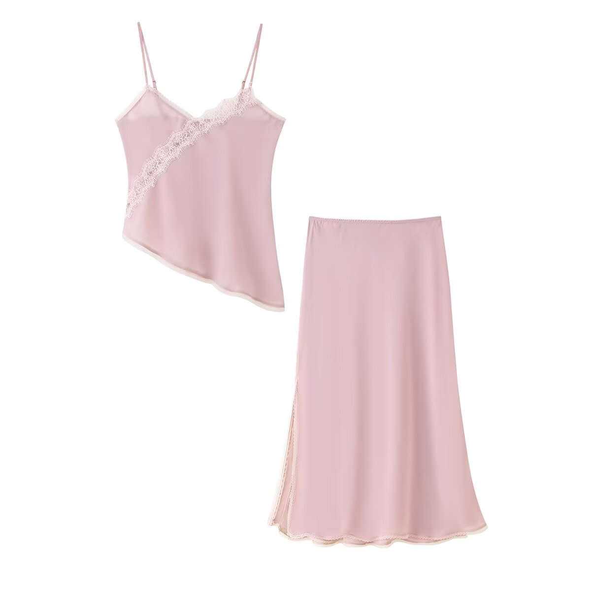 Tidalyf 2025 Dames Roze Cami T - Lace Trim Cami recensie en prijs
